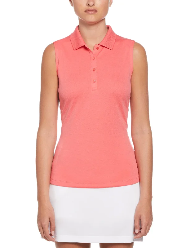 Womens Opti Dri™ Sleeveless Polo